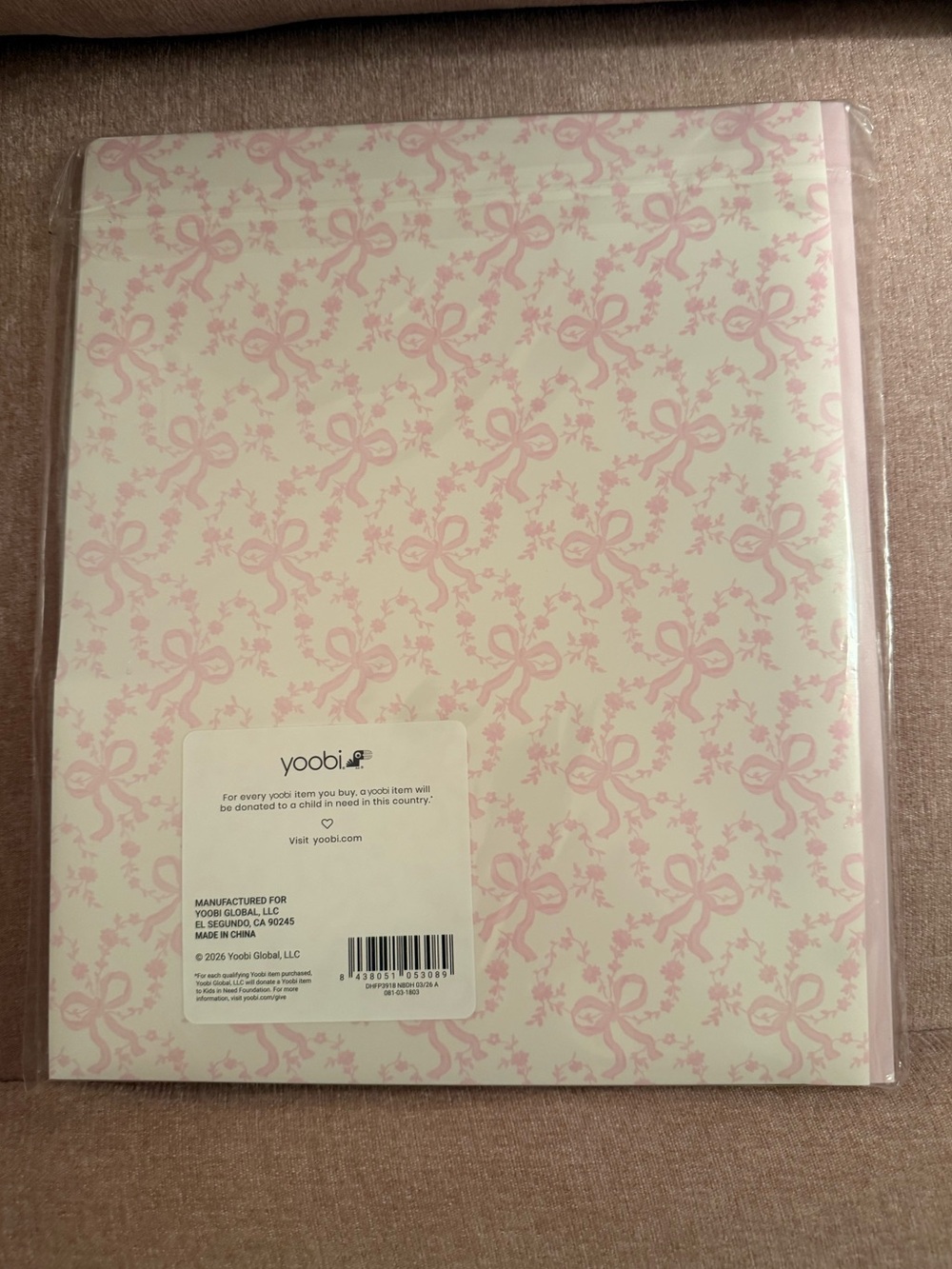 🎀LoveShackFancy x Target Yoobi 4pc BUNDLE Pencil Pouch, Comp Book, 2 Polyfolders - Picture 7 of 7